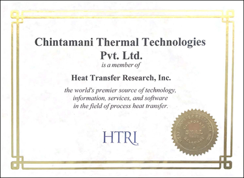 HTRI Certificate 